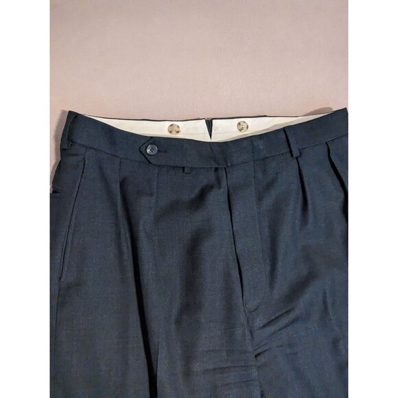 Paul Stuart III Grey Wool Suit Set Jacket Pants Sz 44-38 REGULAR Made in Canada - Picture 15 of 16